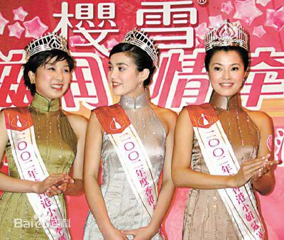 林敏俐(Tiffany Lam)选美经历前后照片