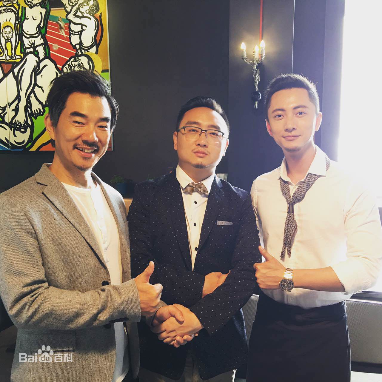 胡涵清(Hans Hu)深夜食堂工作照前后照片