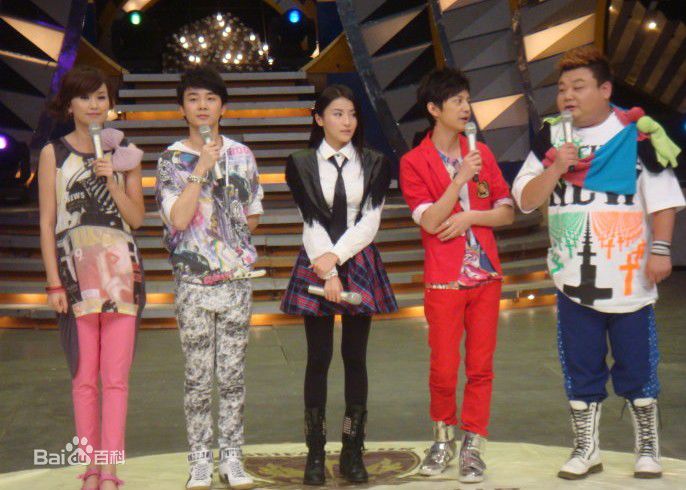 精选沈凌在2010年主持《超级乐8点》中的图册