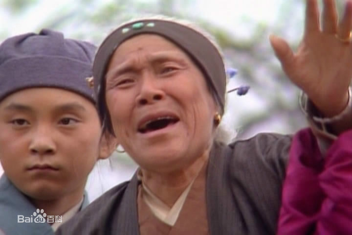 沙玉华饰演的刘姥姥生活照相册