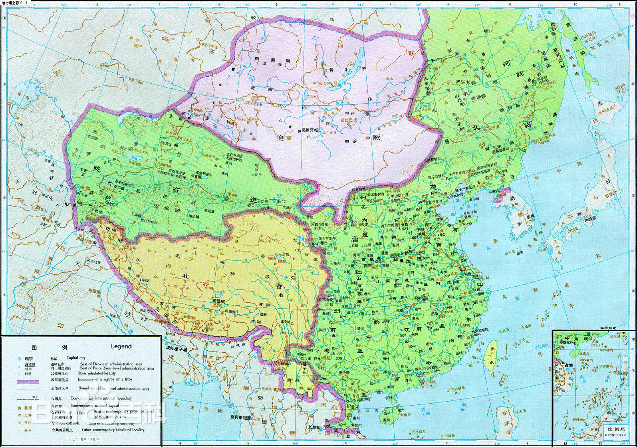 唐朝(Tang Dynasty)地图性感图片图集