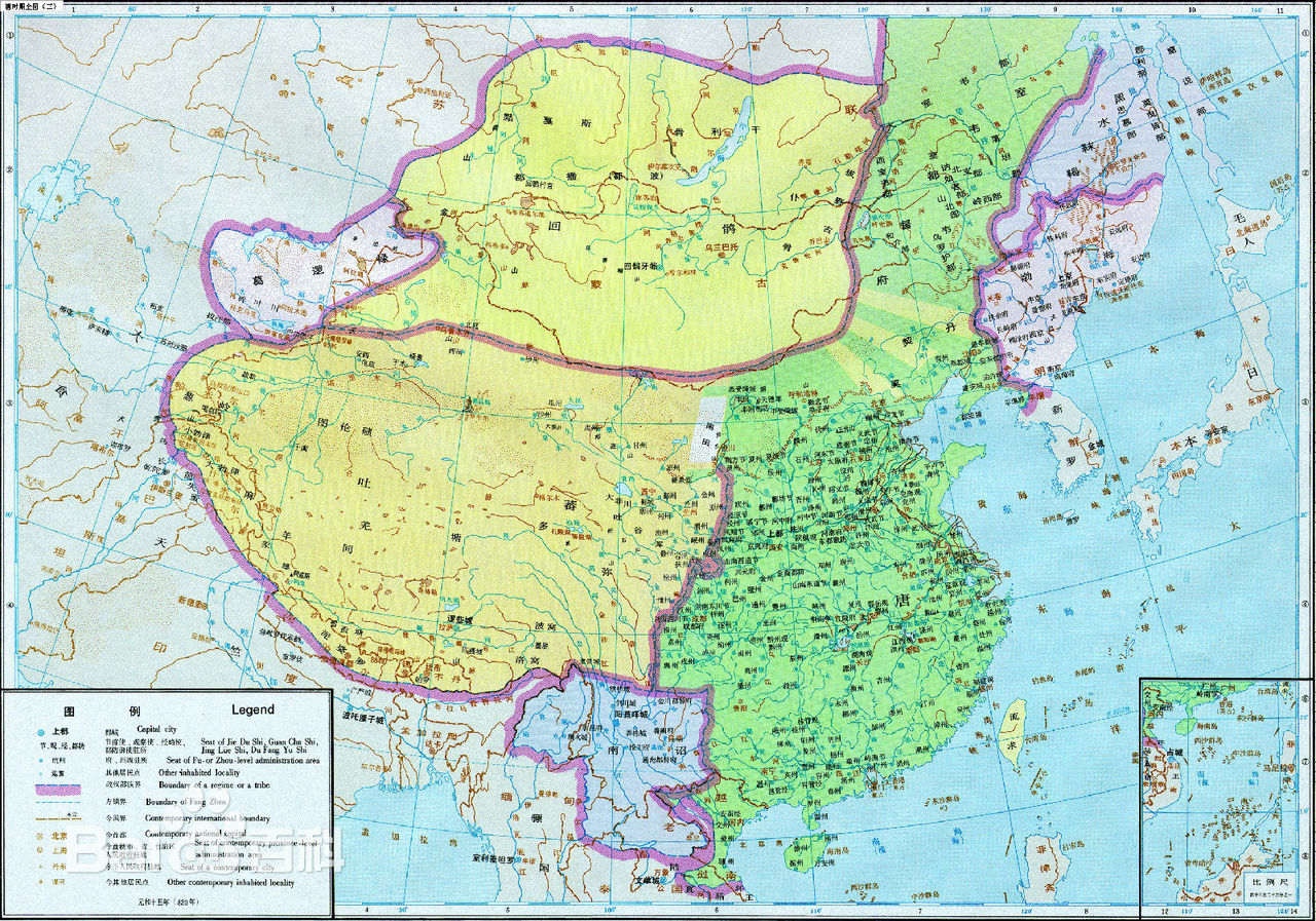 唐朝(Tang Dynasty)地图性感图片图集