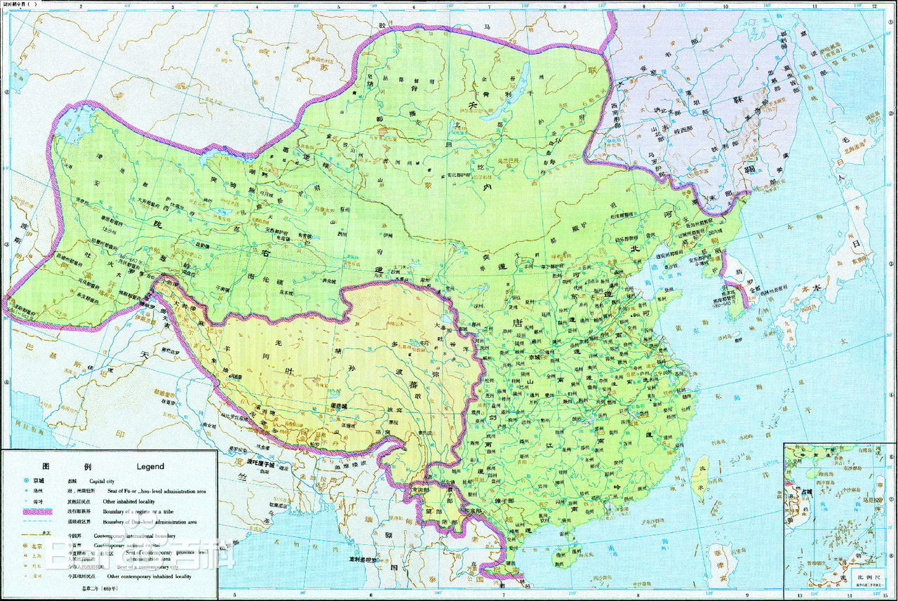 唐朝(Tang Dynasty)地图性感图片图集