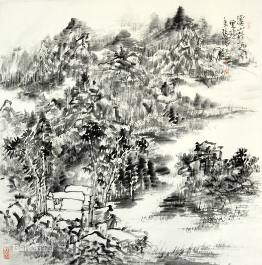 张濛(Zhang meng)张蒙作品欣赏前后照片