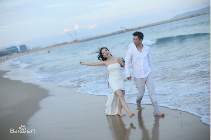 王二妮婚纱照片性感图片壁纸