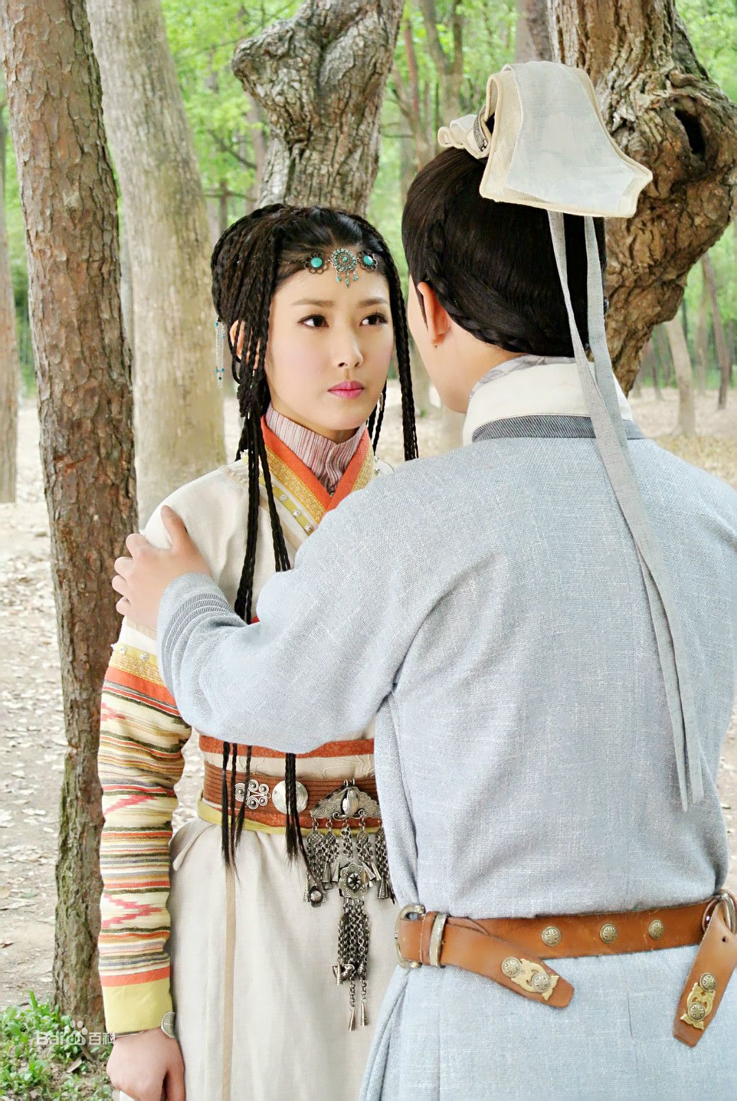 王双(Simona)少年四大名捕 慕雪前后照片