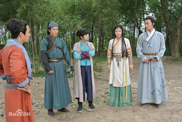 王双(Simona)少年四大名捕 慕雪前后照片