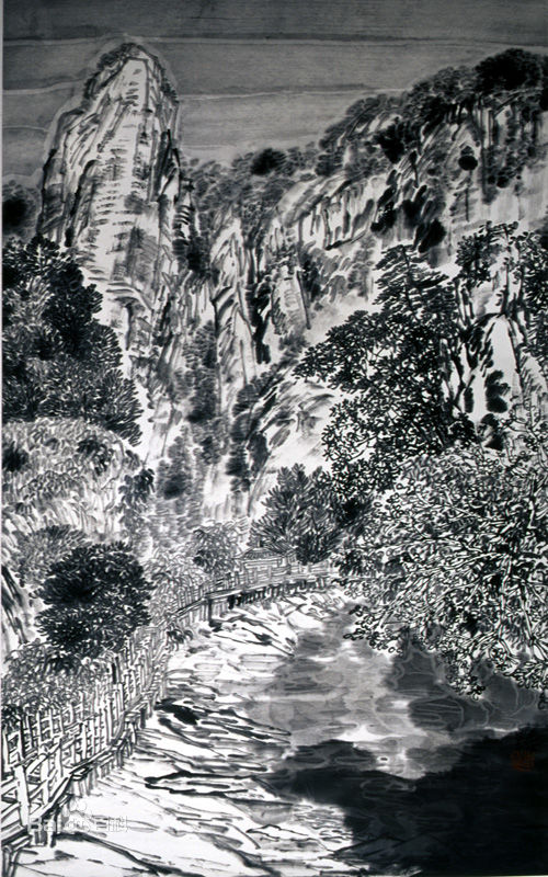 张志中 风景水墨山水 系列壁纸壁纸