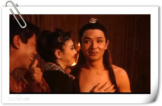 林伟健(Oscar Lam wai-kin)古装剧中的前后照片