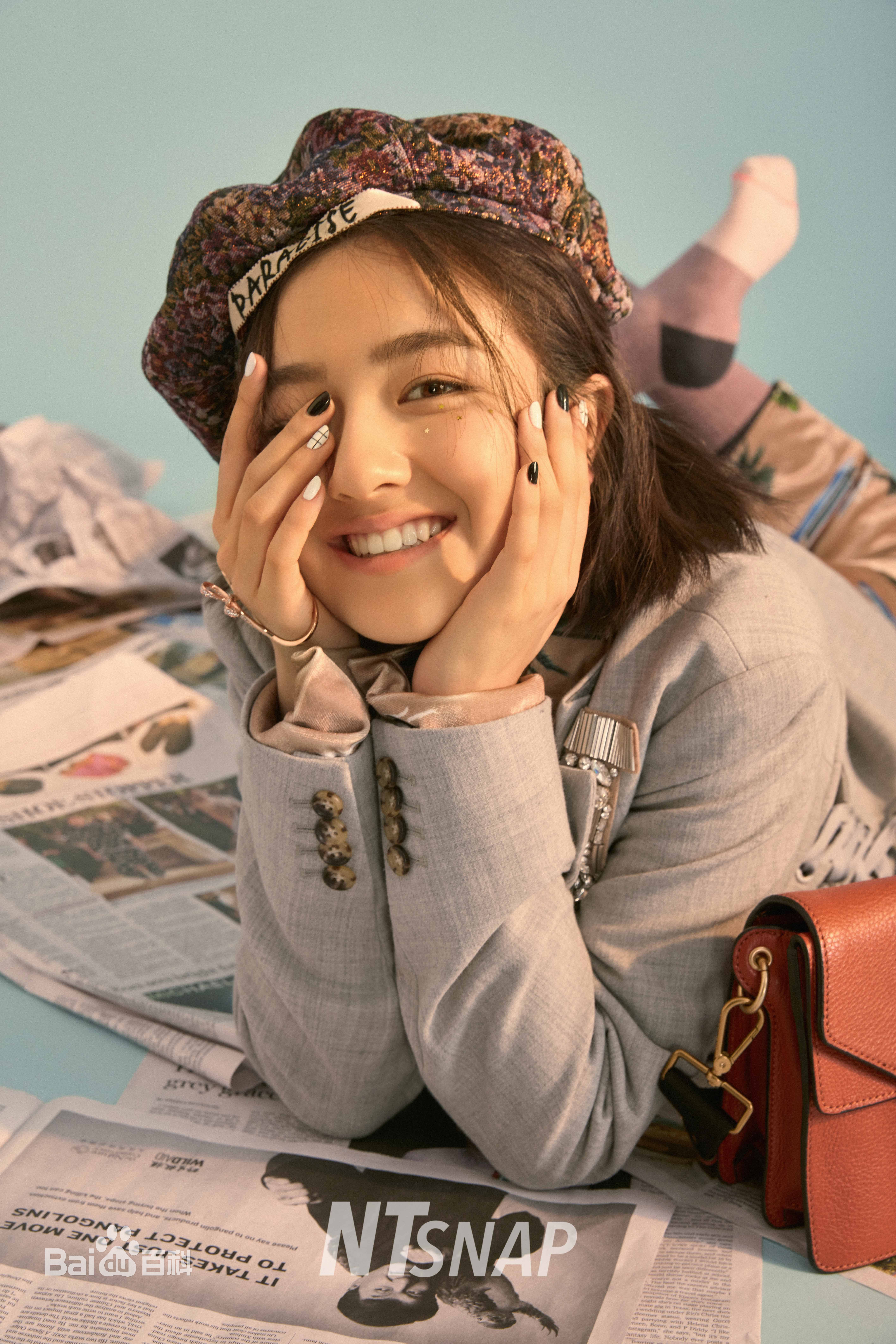 李兰迪在《NTsnap》时尚大片中的