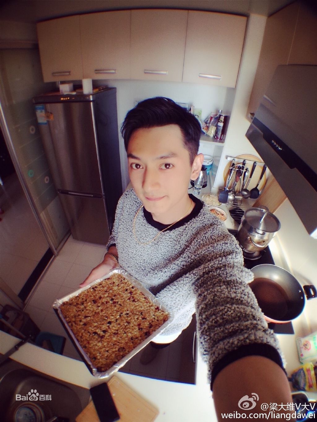 梁大维(David.L)生活图集前后照片