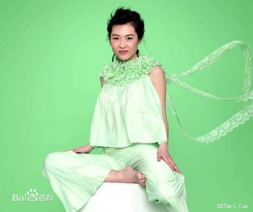 王媞(Katy)青色系活力图片图册