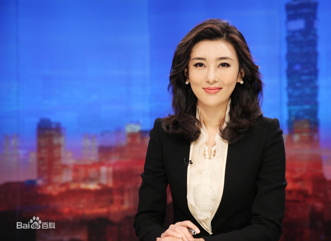 李红(Li Hong)中央电视台女主播—前后照片