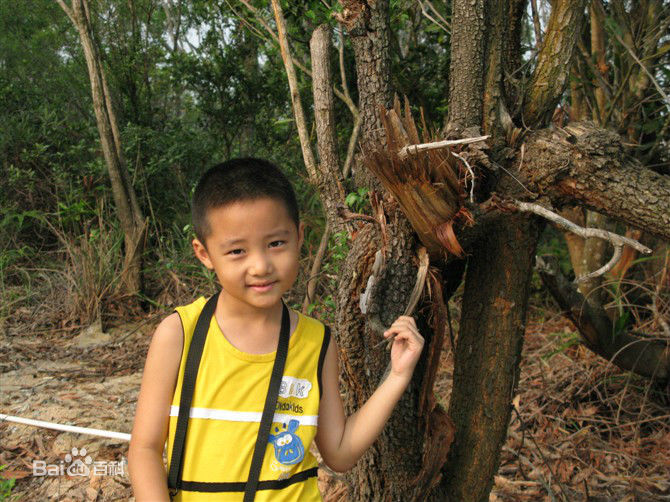 冯邵一(Johnny)童年照前后照片