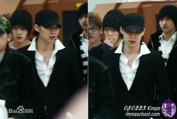 朴有天(，パク·ユチョン，park yoo-chun)机场时尚图册