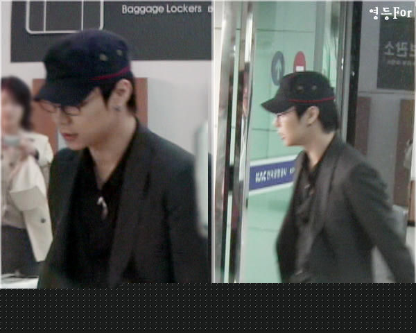 朴有天(，パク·ユチョン，park yoo-chun)机场时尚图册