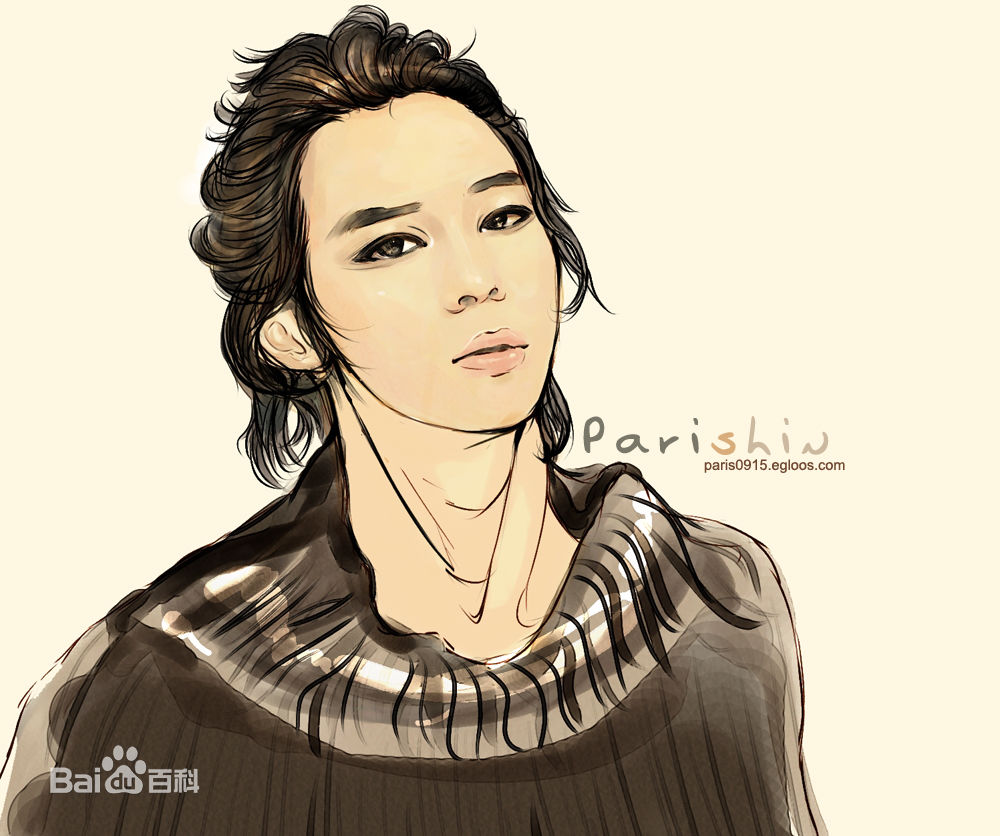 朴有天(，パク·ユチョン，park yoo-chun)漫画手绘图册