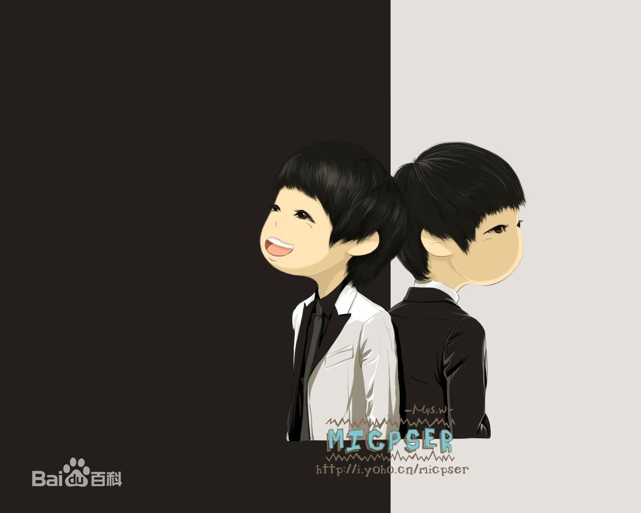 朴有天(，パク·ユチョン，park yoo-chun)漫画手绘图册