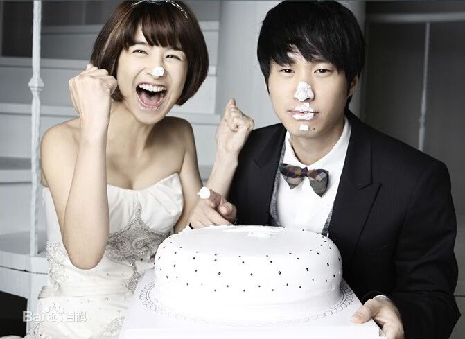 姜惠贞(Kang Hye-Jung)与老公素颜照相册