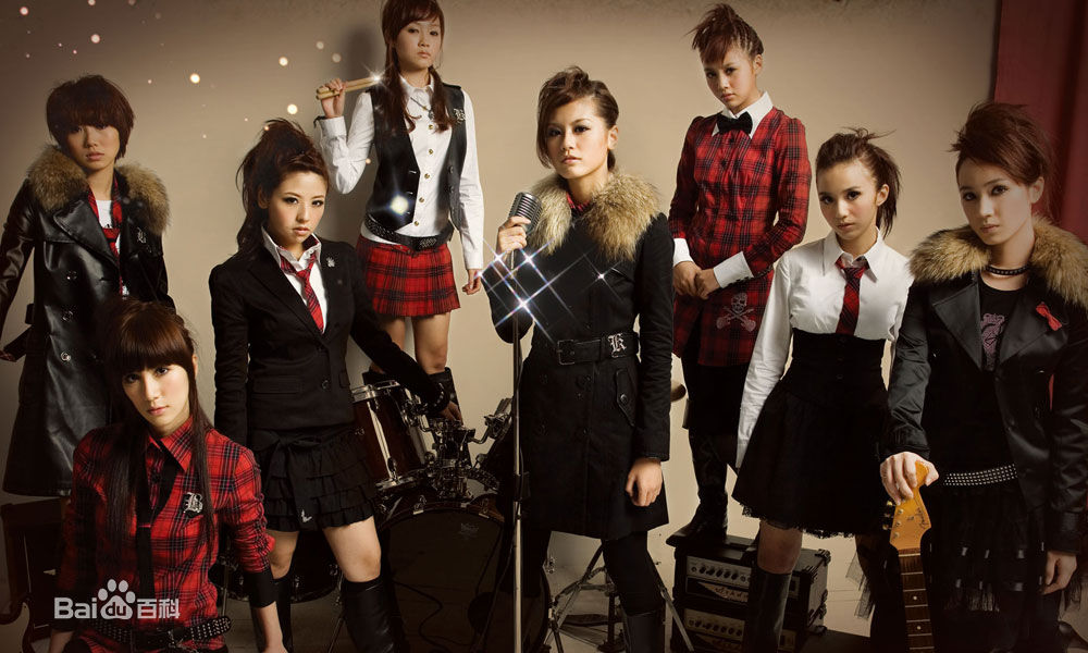 黑Gril(Hey Girl)黑Girl 8人时期团体照图片图册