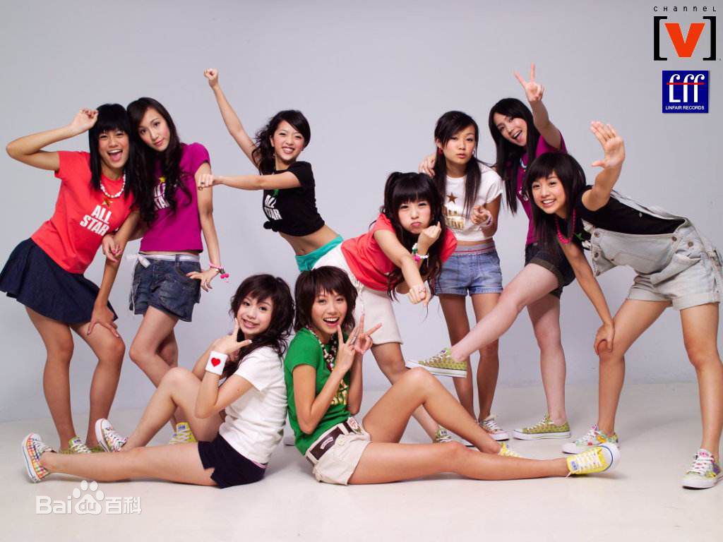 黑Gril(Hey Girl)黑Girl 9人时期团体照图册