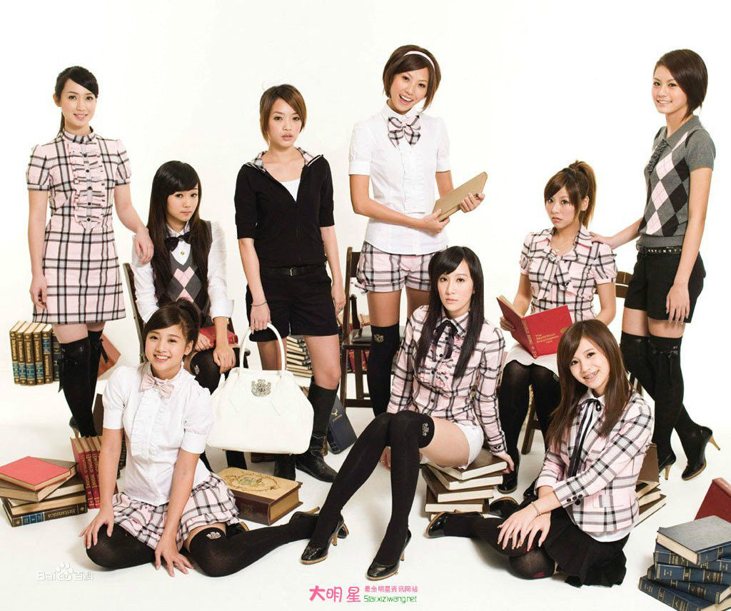 黑Gril(Hey Girl)黑Girl 9人时期团体照图册