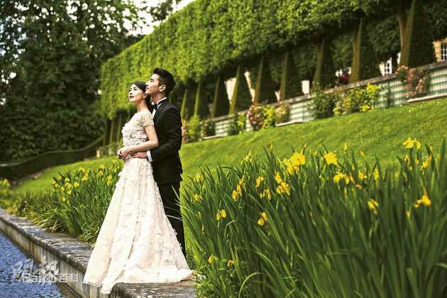 高圆圆(Gao Yuanyuan)赵又廷婚礼前后照片