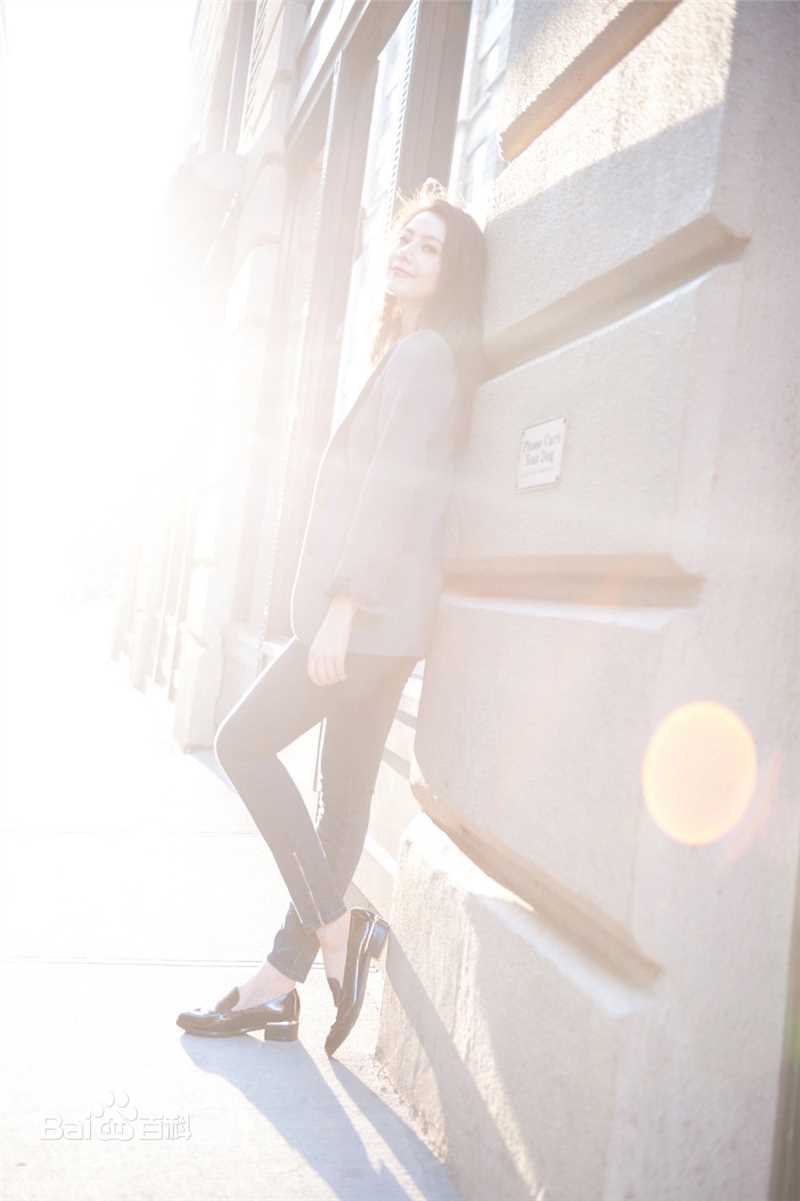 高圆圆(Gao Yuanyuan)纽约街拍素颜照壁纸