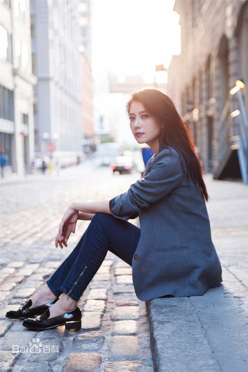 高圆圆(Gao Yuanyuan)纽约街拍素颜照壁纸