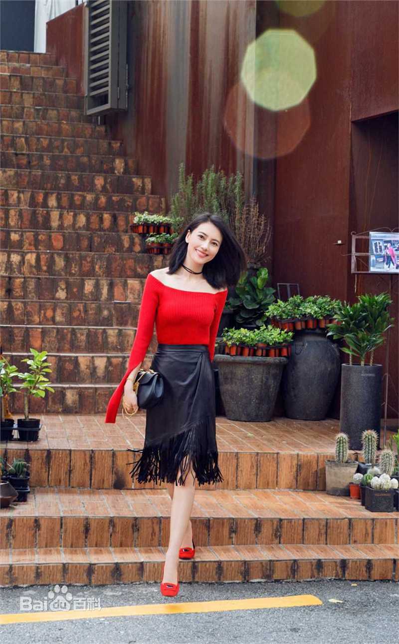 高圆圆(Gao Yuanyuan)圆漾Ondul'鞋履品前后照片