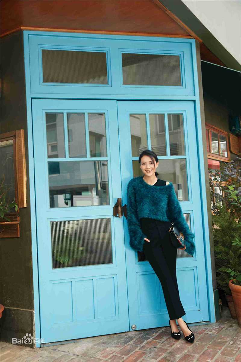 高圆圆(Gao Yuanyuan)圆漾Ondul'鞋履品前后照片