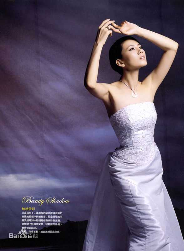 高圆圆(Gao Yuanyuan)婚纱照前后照片