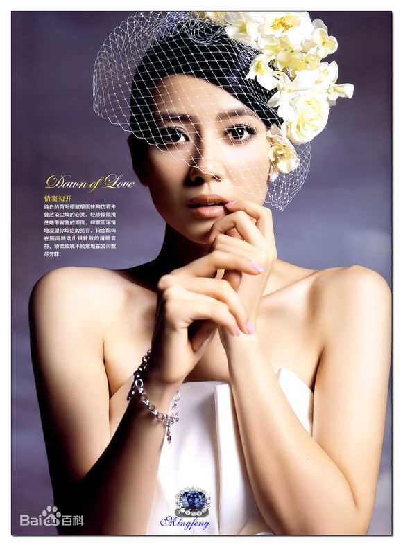 高圆圆(Gao Yuanyuan)婚纱照前后照片