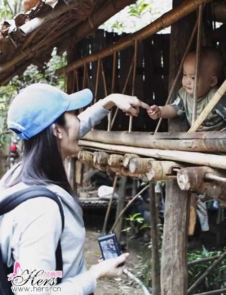 姚晨(Yao Chen)担任联合国难民署中国区代言人前后照片