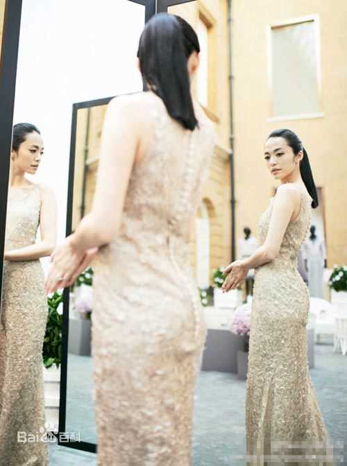 姚晨(Yao Chen)婚礼晚宴试装照素颜照相册