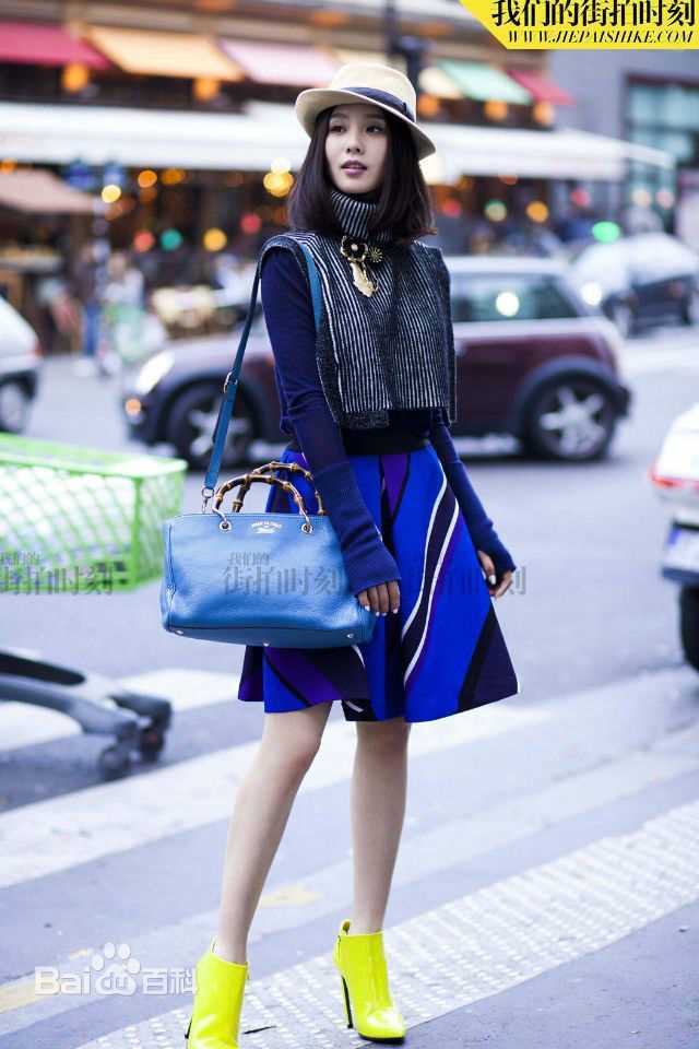 刘诗诗(Liu Shishi)时尚街拍图素颜照