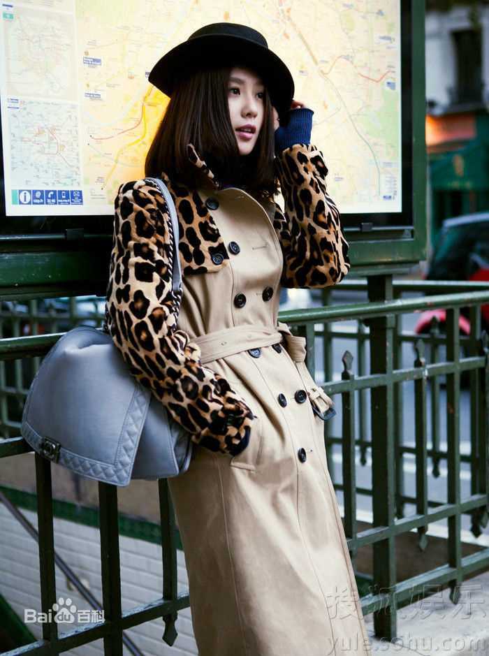 刘诗诗(Liu Shishi)时尚街拍图素颜照