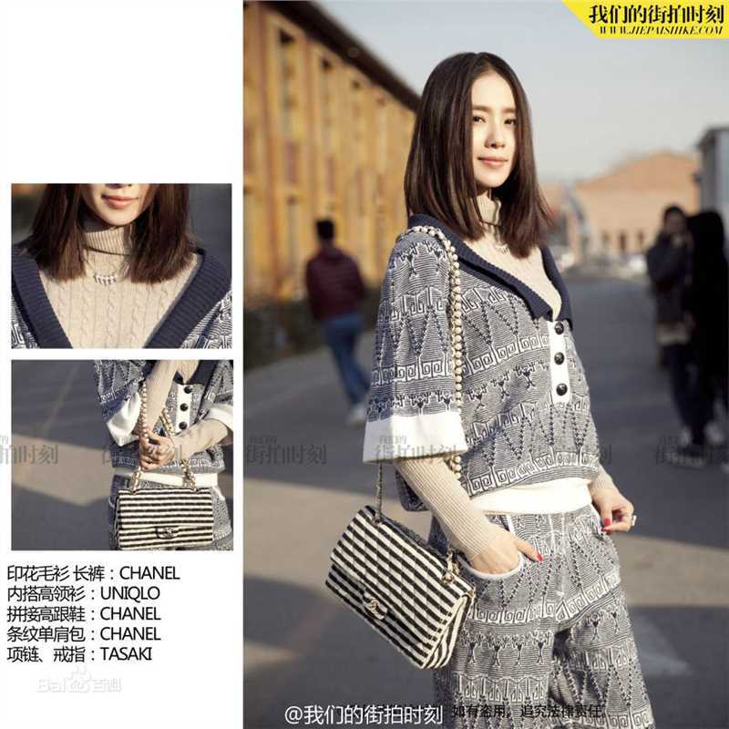 刘诗诗(Liu Shishi)时尚街拍图素颜照