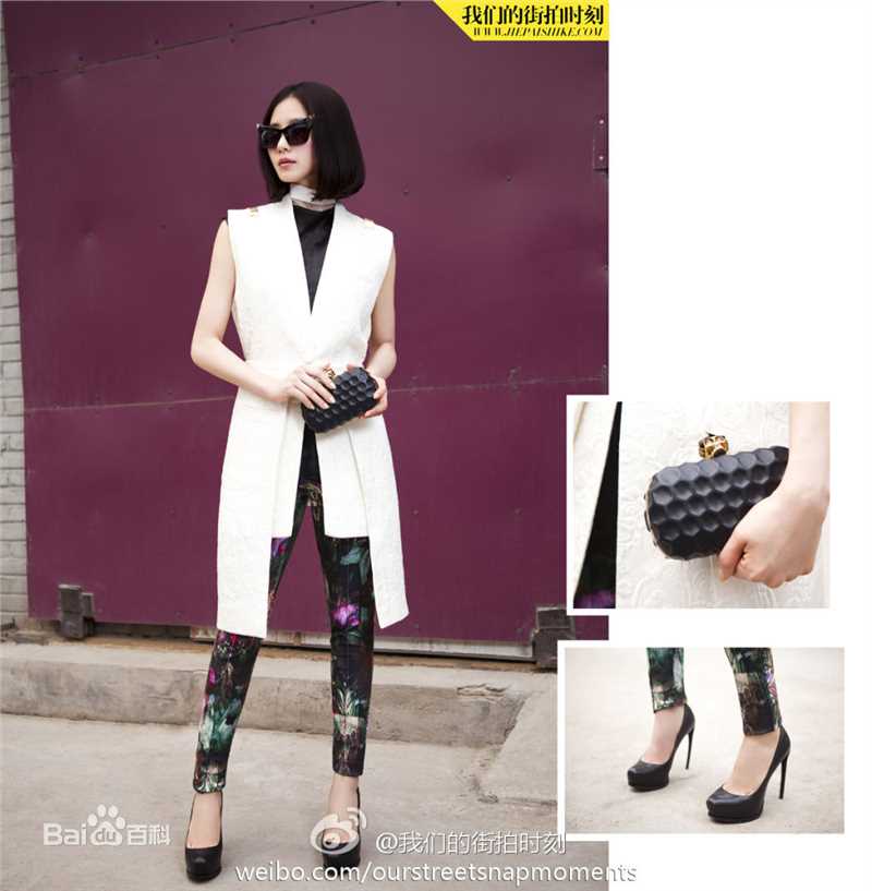 刘诗诗(Liu Shishi)时尚街拍图素颜照