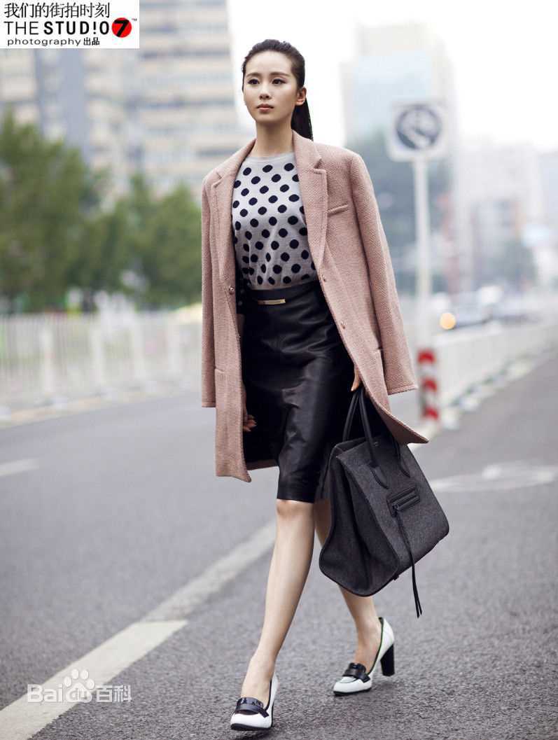 刘诗诗(Liu Shishi)时尚街拍图素颜照