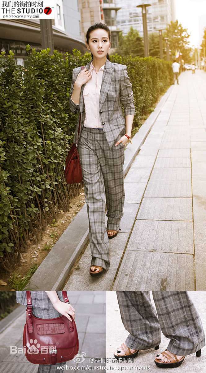 刘诗诗(Liu Shishi)时尚街拍图素颜照