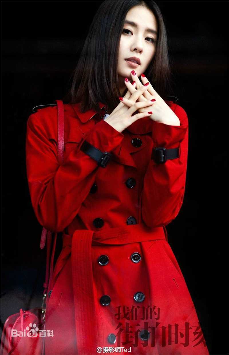 刘诗诗(Liu Shishi)时尚街拍图素颜照