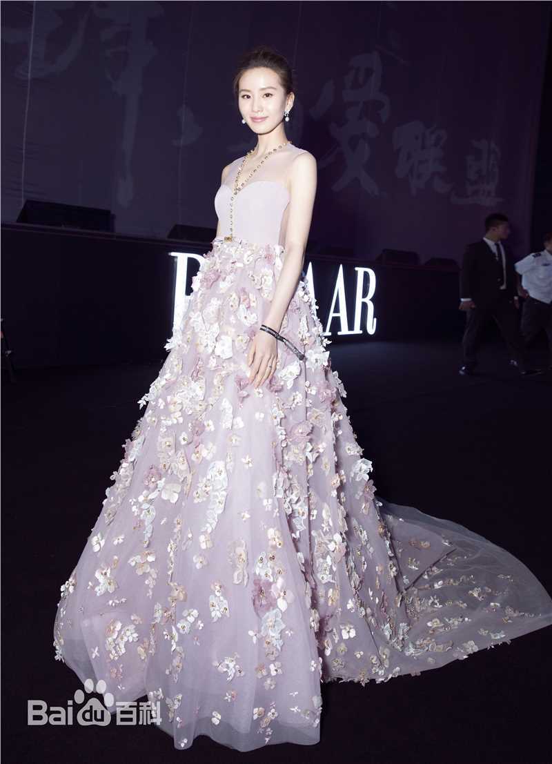 刘诗诗(Liu Shishi)BAZAAR明星慈善夜前后照片