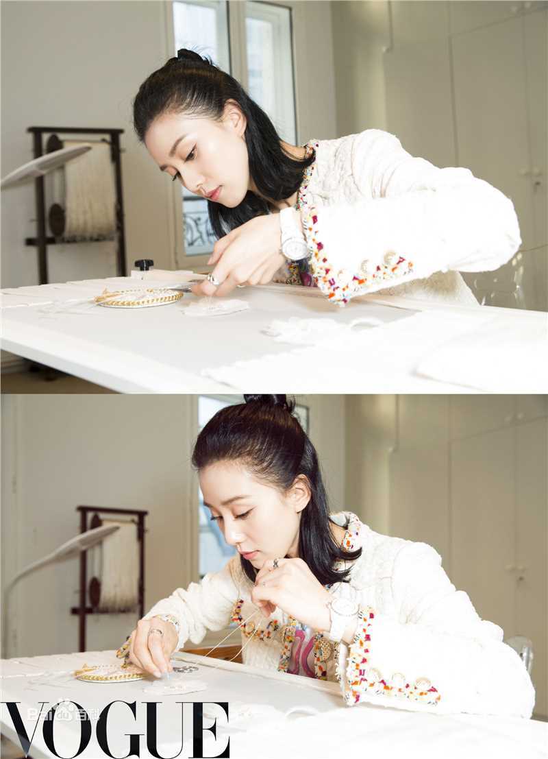 最优质刘诗诗(Liu Shishi)在《Vogue服饰与美容》中的相册