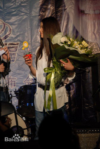 宋佳(Song Jia)2008年个人专辑能不能幸福发布会现场素颜照相册