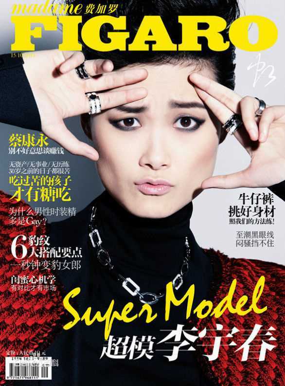 李宇春(Chris Lee)在《费加罗》中的