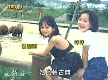 张韶涵(Angela Chang、Angela Zhang)童年照图片图册