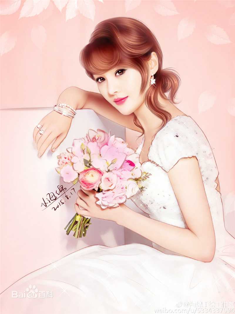 郑爽(Zheng Shuang)手绘素颜照相册