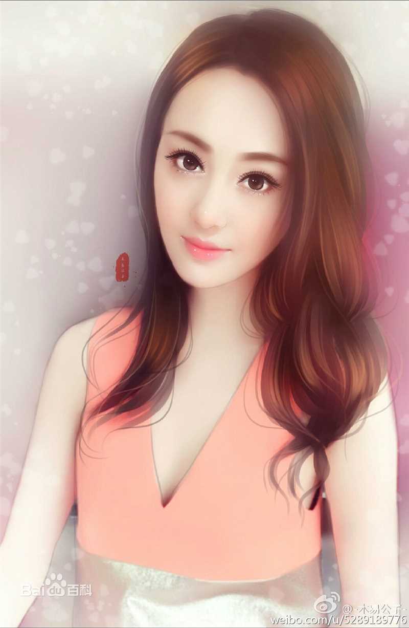 郑爽(Zheng Shuang)手绘素颜照相册