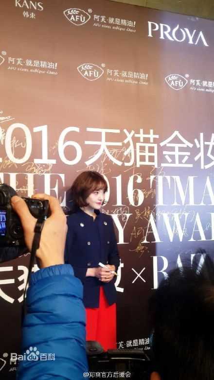 郑爽(Zheng Shuang)天猫美妆金妆奖壁纸壁纸